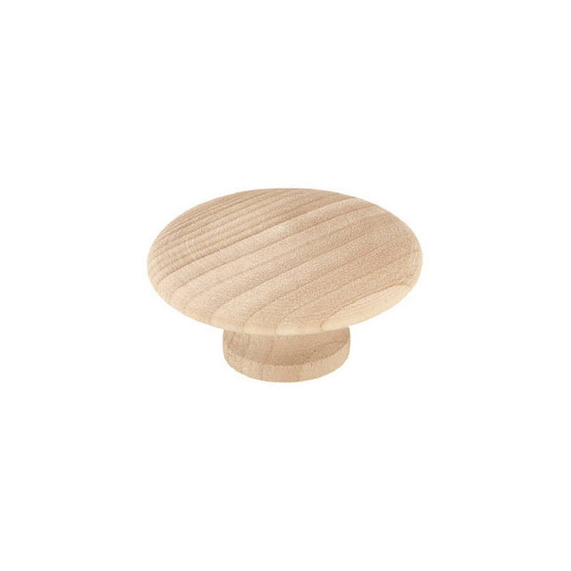 Liberty P10515C-BIR-C5 2 Wood Round Cabinet Hardware Knob