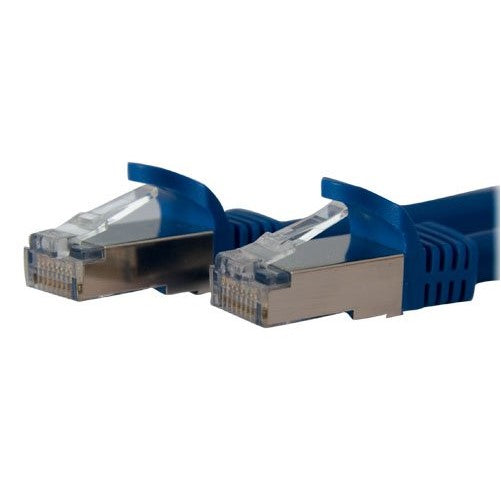 Cat6a Ethernet Cable - 14 ft - Blue - Patch Cable - Shielded (STP) - Molded Cat5 Cable - Network Cable - Ethernet Cord - Cat 6a Cable - 14ft