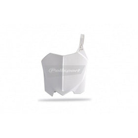 09-12 HONDA CRF450R: Polisport Number Plate (WHITE)