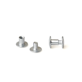 1/4 in. Aluminum Chicago Screws/Screw Posts (Qty 100 sets)