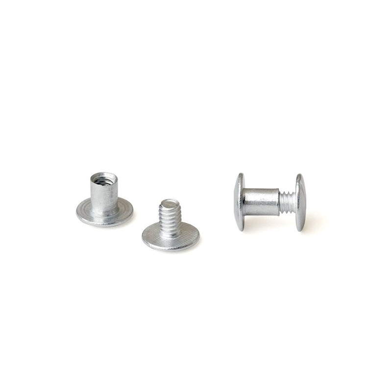 1/4 in. Aluminum Chicago Screws/Screw Posts (Qty 100 sets)