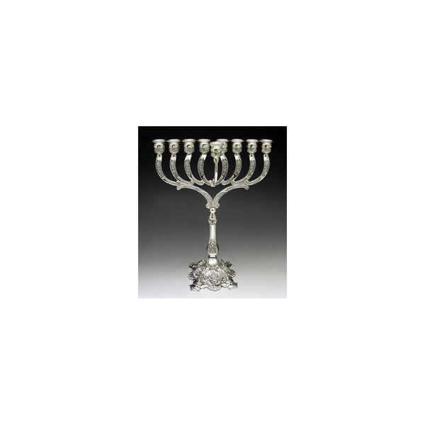 Silver Plated Traditional Menorah