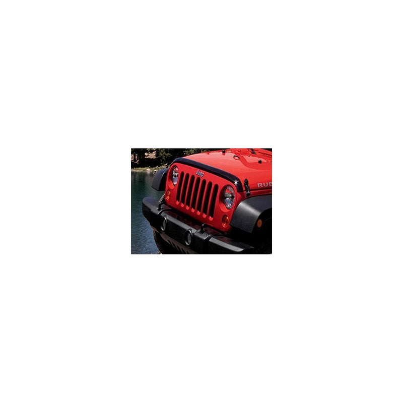 Jeep Wrangler 2007-2014 JK Tinted Bug Deflector W/Logo Mopar OEM