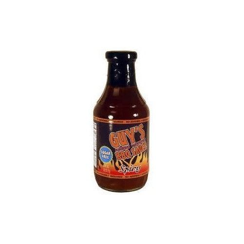Guys Award Winning Sugar Free Spicy BBQ Sauce, 18 oz