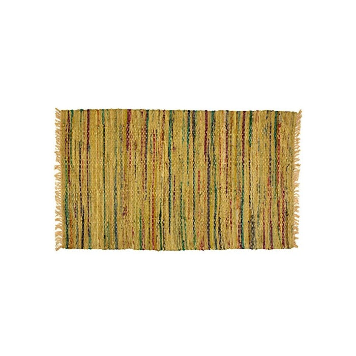 30 x 50 Rag Area Rugs in Mustard Color