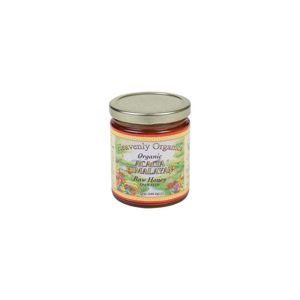 Heavenly Organics Acacia Himalayan Honey, 12 Ounce - 6 per case.