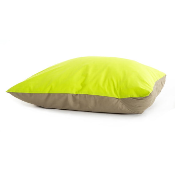 Baby Deedee Standard Pillow Case, Khaki/Lime