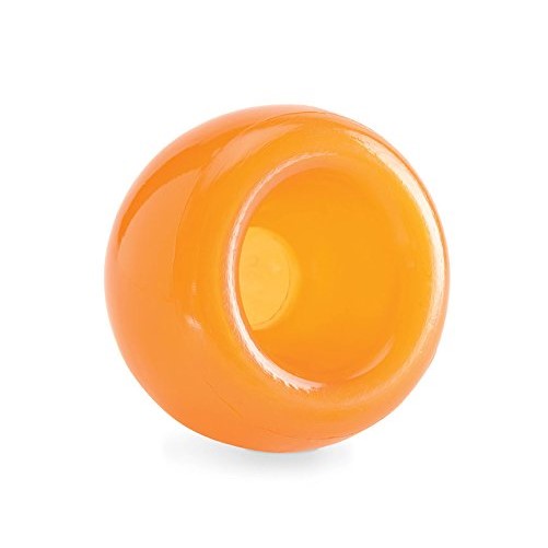 Planet Dog Orbee Tuff Snoop Interactive Treat Dispensing Puzzle Treat Toy for Dogs, Made in the USA, Orange