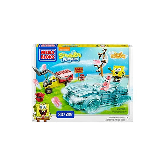 Mega Bloks SpongeBob Invisible Boatmobile Rescue