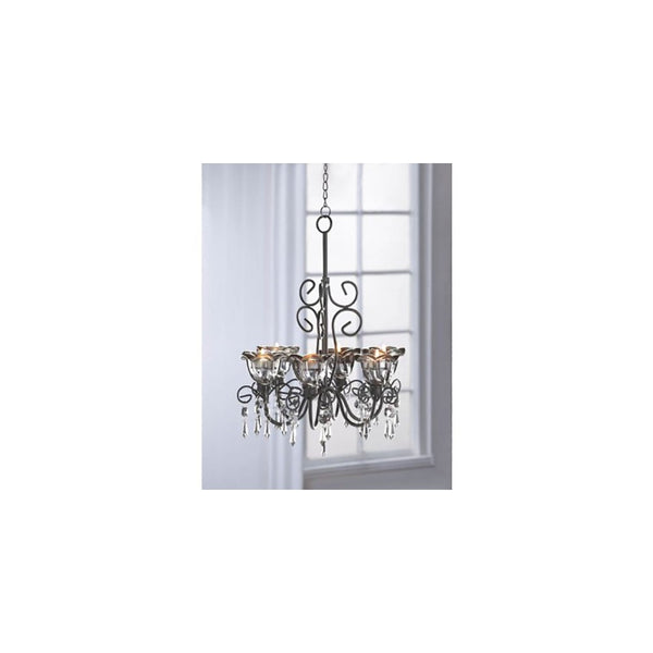 Koehler Home decor Midnight Blooms Black Chandelier