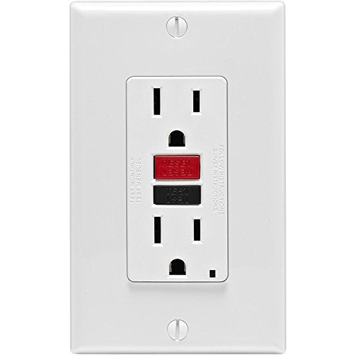 15a White Soft Gfci Outlet