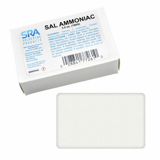 SRA Sal Ammoniac Tinning Block - 100 Grams