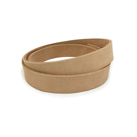 #2 Vegetable Tan Import Cowhide Leather Strip 8/9 oz (1"x50")