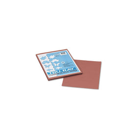 Pacon Tru-Ray Construction Paper, 9-Inches by 12-Inches, 50-Count, Warm Brown (103025)