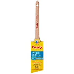 Purdy 144024420 White Bristle Series Adjutant Angle SashPaint Brush, 2 inch