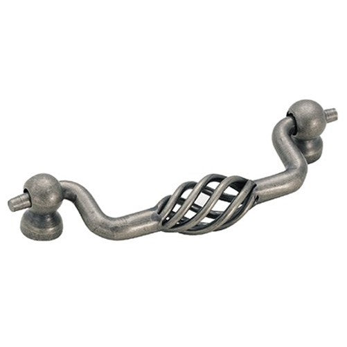 Amerock BP19323-WN Divinity Spiral 3-Inch Pull, Satin Nickel