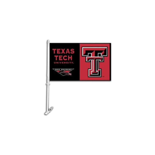 NCAA Texas Tech Red Raiders Car Flag