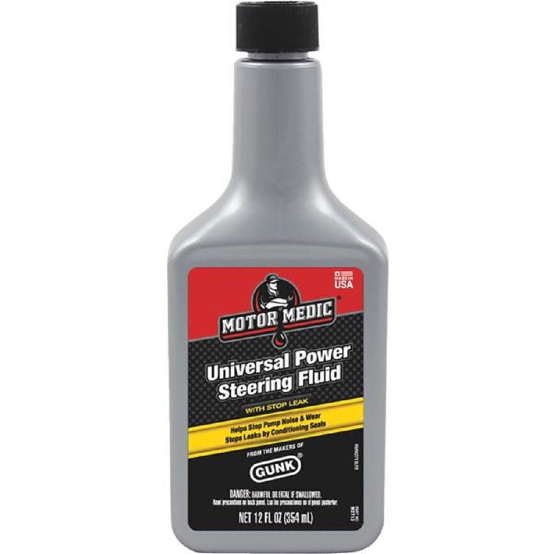 Niteo Motor Medic M2713 Universal Power Steering Fluid with Stop Leak - 12 oz.
