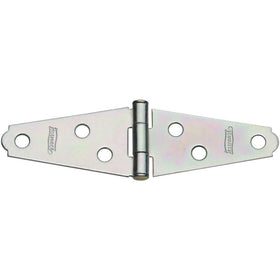 National Hardware N127-365 V280 Light Strap Hinges in Zinc plated, 2 pack
