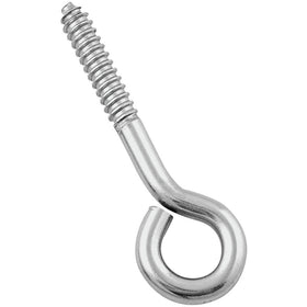 National Hardware N220-806 2151BC Lag Screw Eye in Stainless Steel, 3/8" x 4-1/2"
