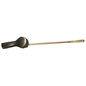 LASCO 04-1771 Economy Antique Brass Handle Alloy Arm with Plastic Spud and Nut Toilet Flush Lever