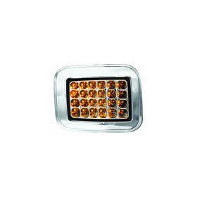 IPCW LEDC-348C Crystal Clear LED Front Park Signal Lamp - Pair