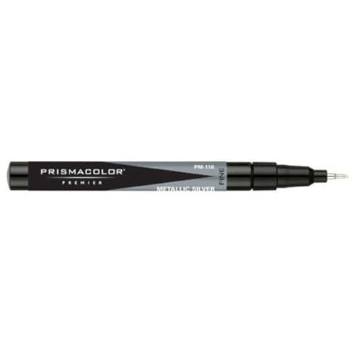 Prismacolor Art Markers metallic silver fine nib