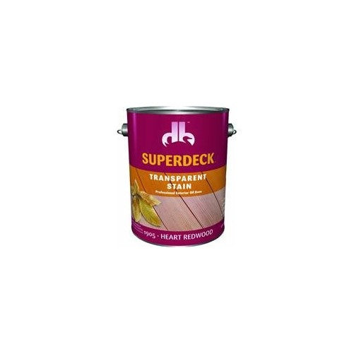 Superdeck 1905 Transparent 350VOC Stain, Heart Redwood - Gallon