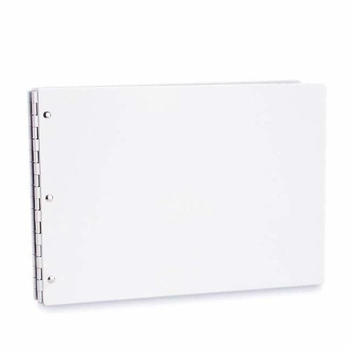 Pina Zangaro Vista Snow Screwpost Binder, 8.5x11 Landscape Format (34871)