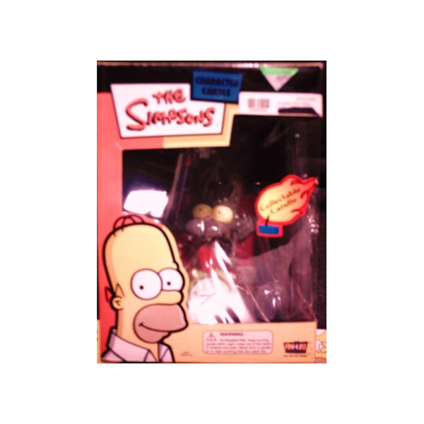 The Simpsons Collectible Itchy & Scratchy Character Candle