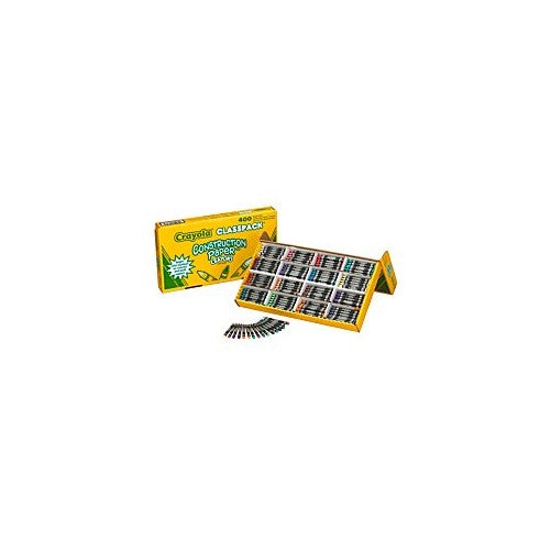 Crayola 52-1617 Class Pack Crayola Construction Paper Crayons, 25 ea. of 16 Colors, 400/Set