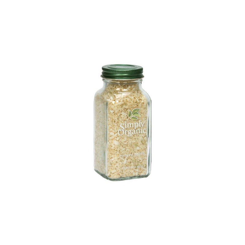 Simply Organic Onion, White Minced, Certified Organic, 2.21-Ounce Bottles (Pack of 3)