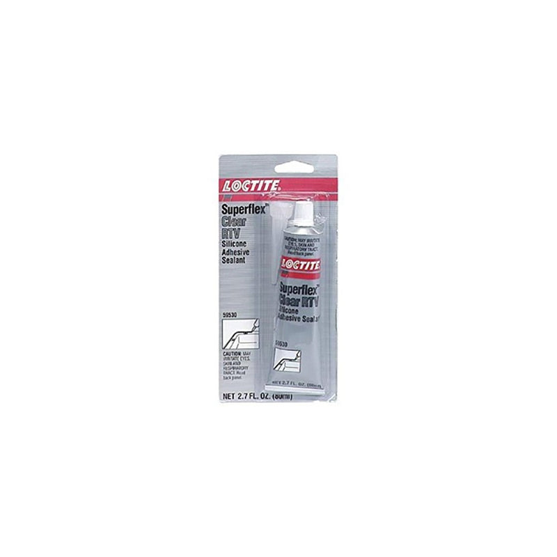 Loctite 160809 Clear 595 Silicone Sealant, Shore Hardness 14 Shore A, Paste 80 mL Tube
