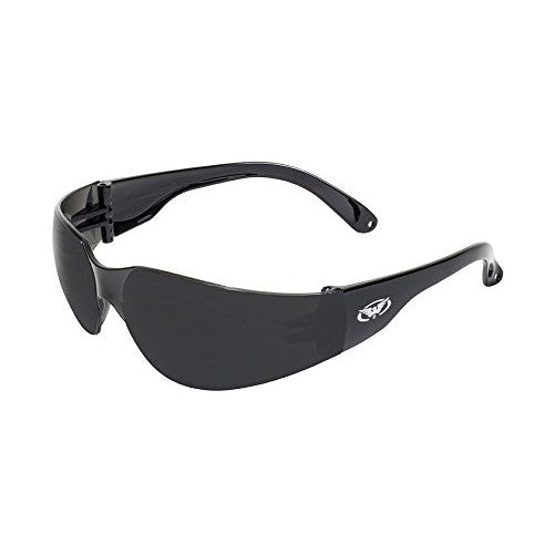 Global Vision Eyewear Rider Safety Glasses, Super Dark Lens