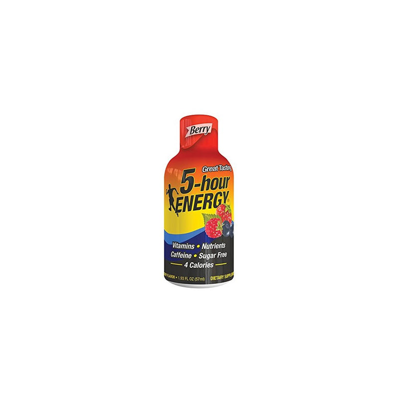 5 Hour Energy Drink Shot, Berry, 12 Count