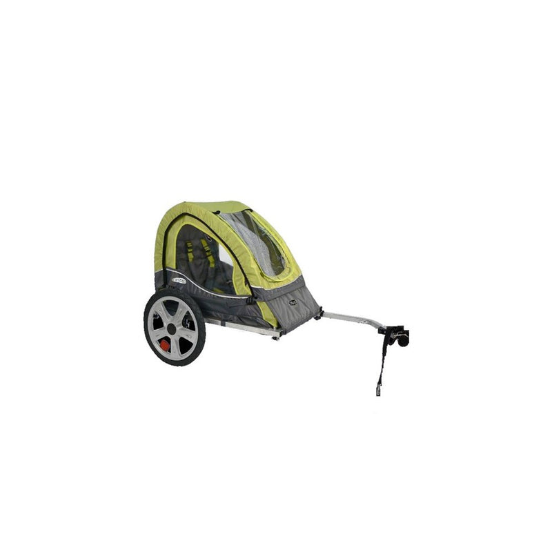 Pacific Cycle InStep Sync Single Bicycle Trailer, Green/Gray