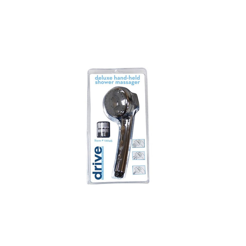 Drive Medical Deluxe Shower Spray Massager, Chrome