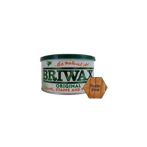 Briwax (Rustic Pine) Furniture Wax Polish, Cleans, stains, and polishes