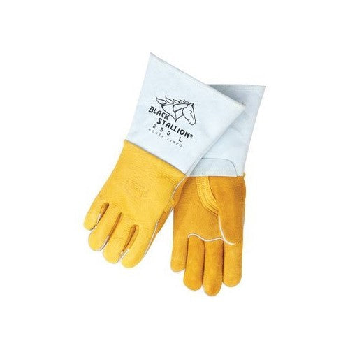 Revco 850M Flame Resistant Nomex Lined Elkskin Stick Welding Gloves M