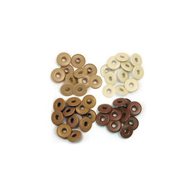We R Memory Keepers Eyelets for Scrapbooking, Brown, Wide