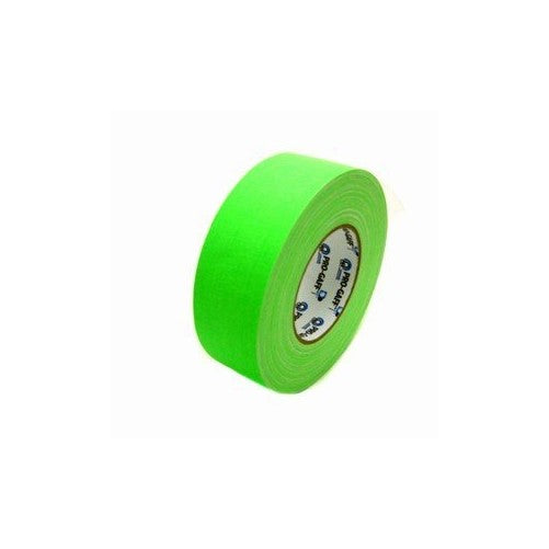 Pro Gaff / Gaffers Tape .5, 1, 2, 3, & 4 Inch Widths X Variable Lengths, 2 Inch, Fl. Green