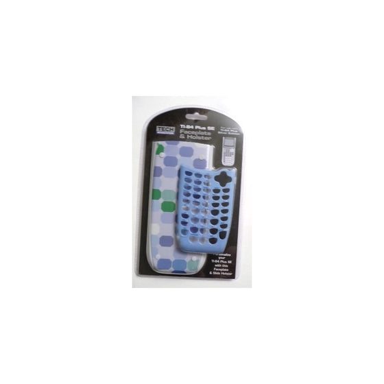 TI-84 Plus SE Faceplate & Slide Holster - Light Blue