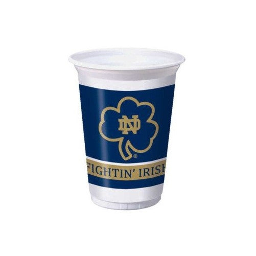 Notre Dame Fighting Irish 20 oz. Plastic Cups, 8-Count