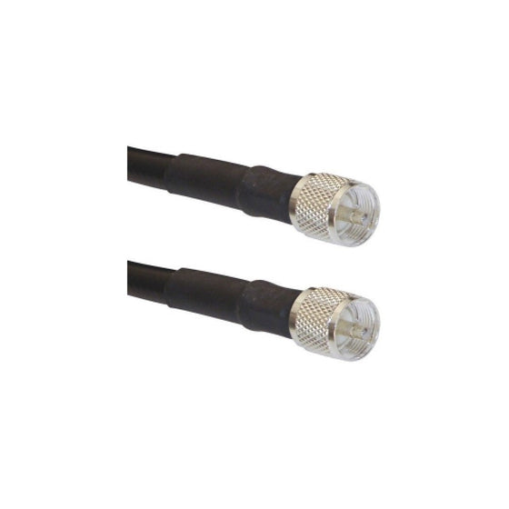 MPD Digital LMR-400 Coax US Made Ham or CB Radio Jumper PL-259 Connectors Ultra Low Loss Antenna Cable (100feet)