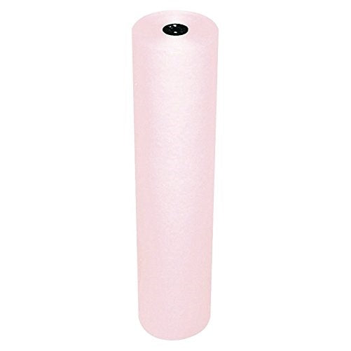 Rainbow Kraft 0063264 Duo-Finish Kraft Paper Roll, 40 lb, Fiber, Light-Weight, 48" x 200' Size, Pink