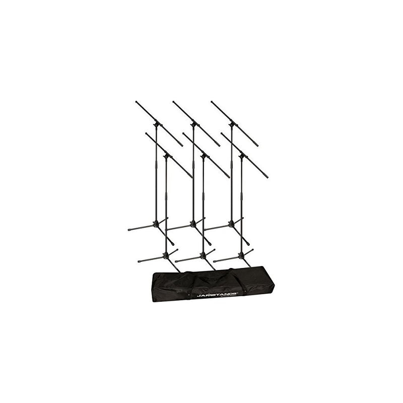 Ultimate Support JS-MCFB6PK JamStands Series 6-Pack Tripod Mic Stand Bundle