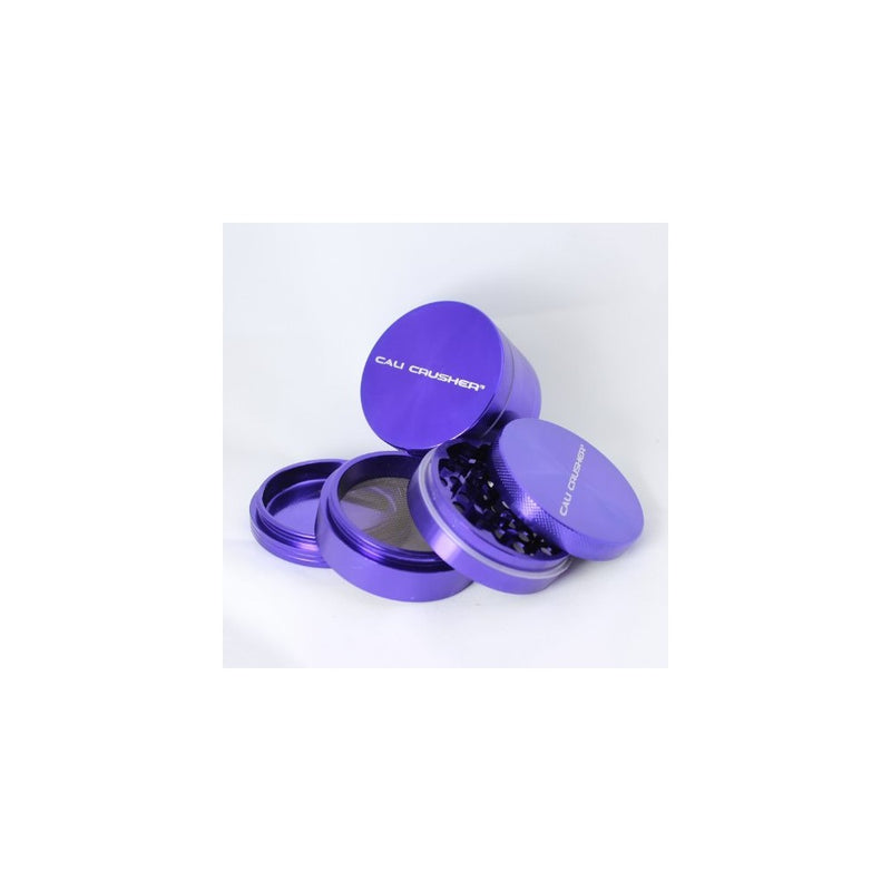 Cali Crusher 4 Piece 2.5" Hard Top Herb Grinder - Purple…