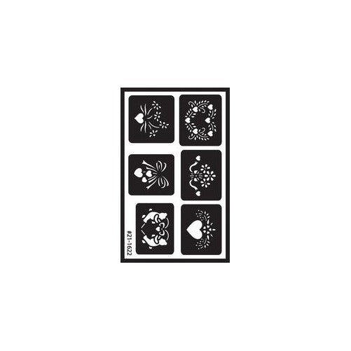 Armour Over 'N' Over Reusable Stencils 5"X8"-Assorted