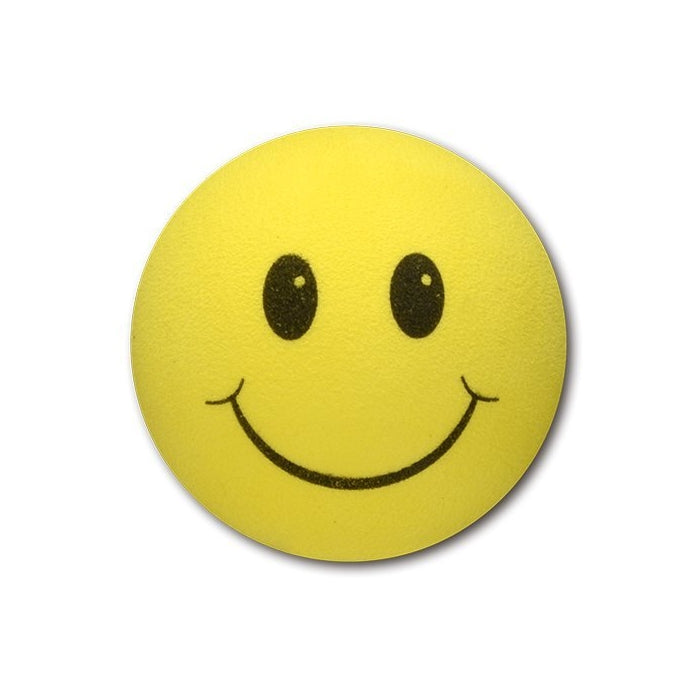 Tenna Tops - Yellow Smiley Happy Face Antenna Topper / Antenna Ball (We offer one low flat rate 3.50 combined shipping! Order any quantity or designs of Tenna Tops and save))