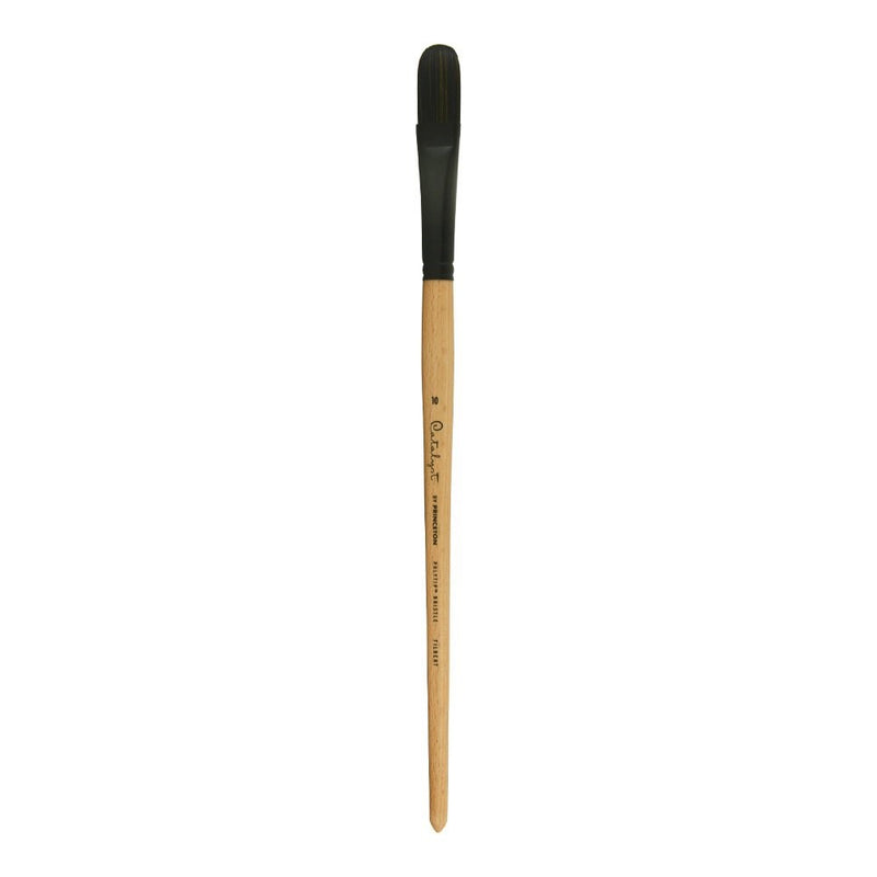 Princeton Catalyst Polytip, Brushes for Acrylic and Oil, Series 6400 Long Handle, Filbert, Size 10